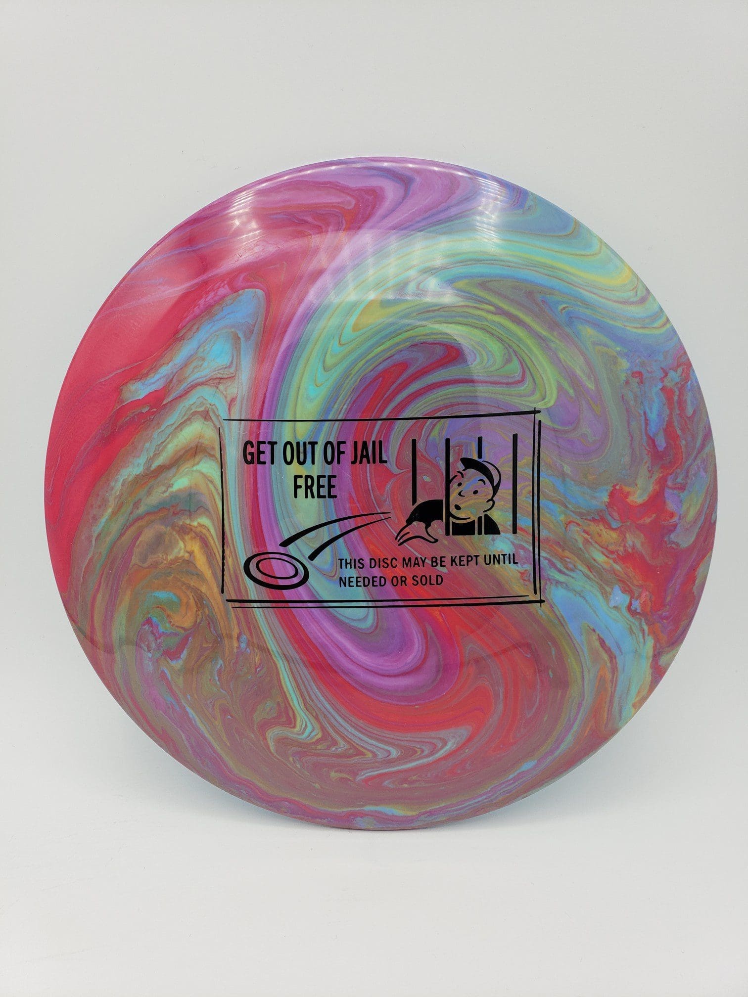Mad Hatter Dyes volume 1 disc golf disc top view