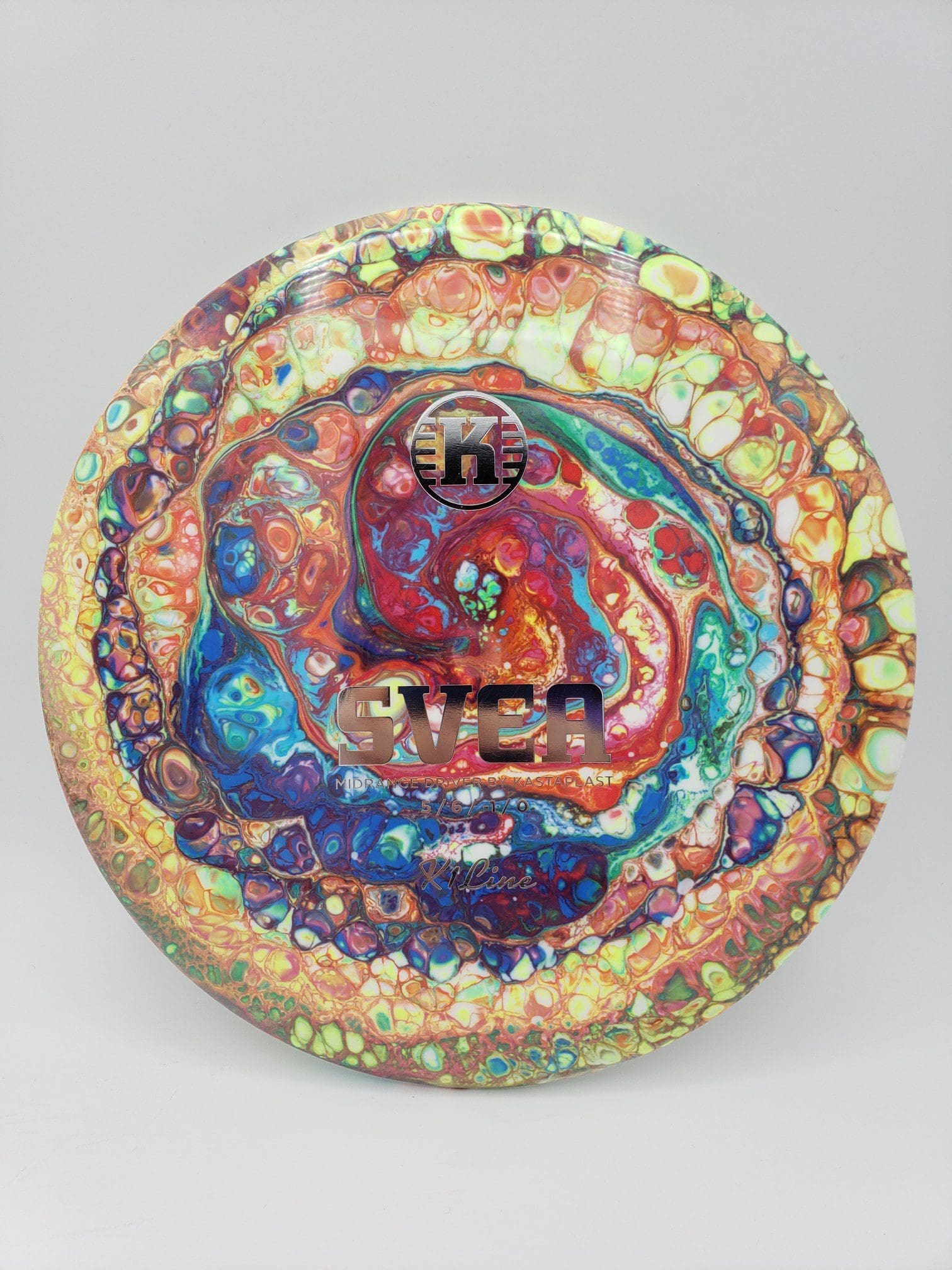 Lucky Dyes volume 2 disc golf disc back view
