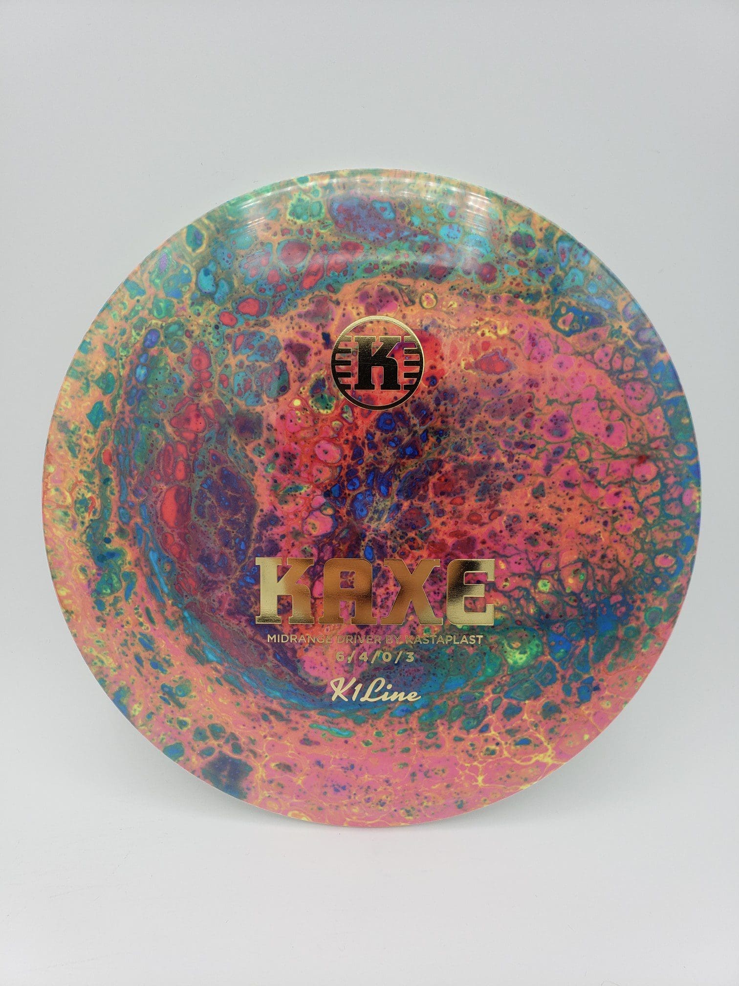 Lucky Dyes volume 2 disc golf disc top view