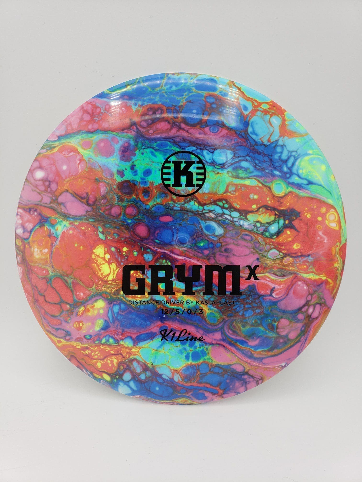 Lucky Dyes volume 2 disc golf disc side view