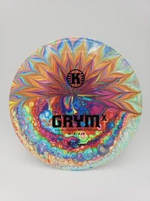 Lucky Dyes volume 2 disc golf disc top view