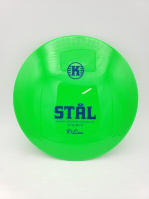 Kastaplast K1 Stl poison green disc golf disc front view
