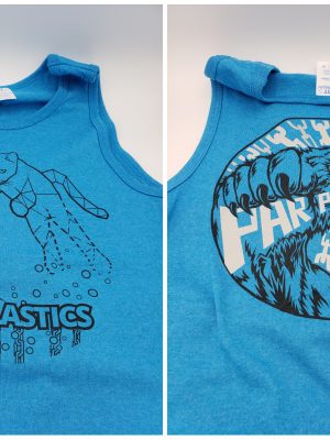 Par Plastics casual wear tank tops disc golf disc side view