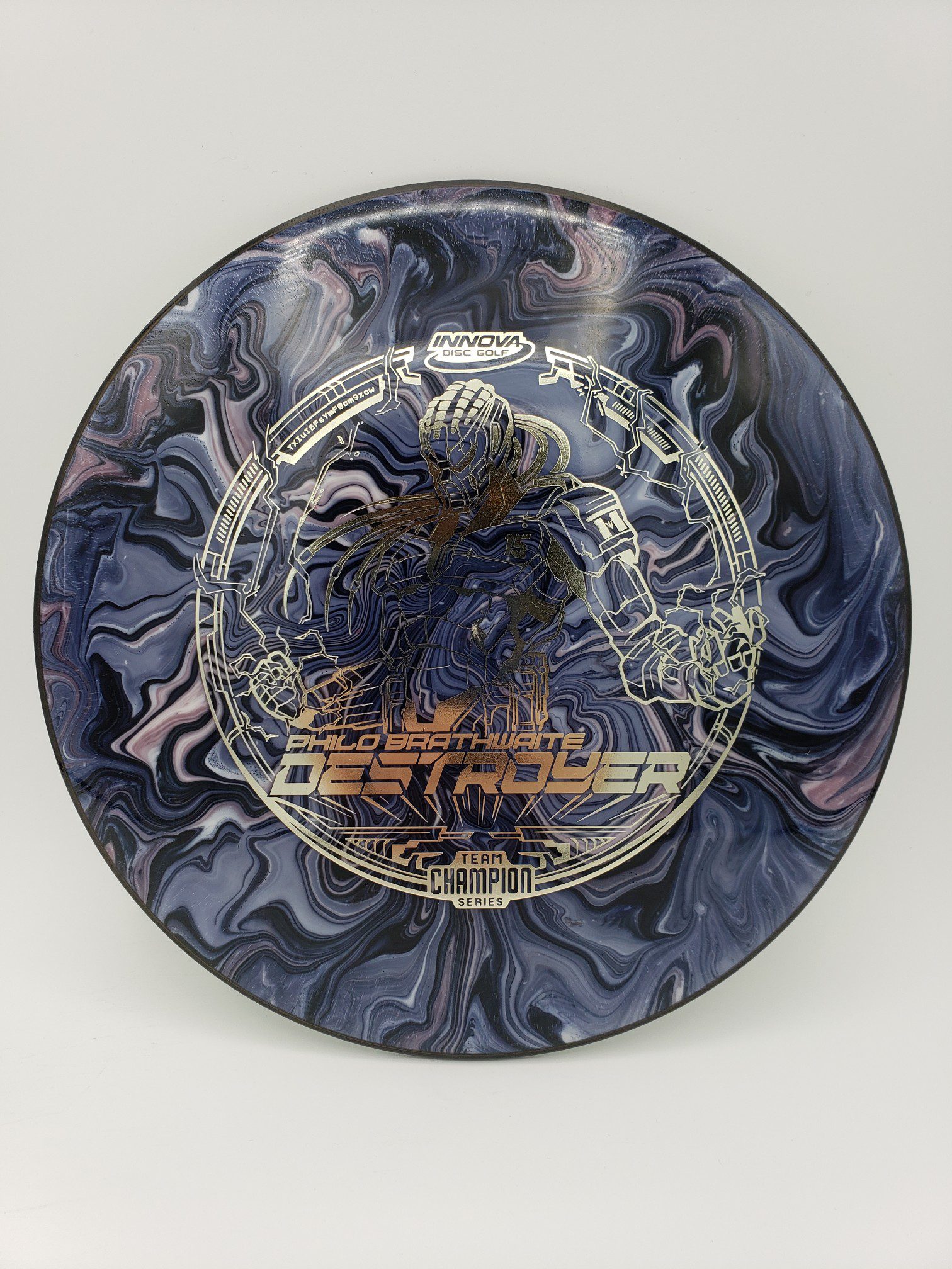 Pipedreamer Customs volume 3 disc golf disc top view