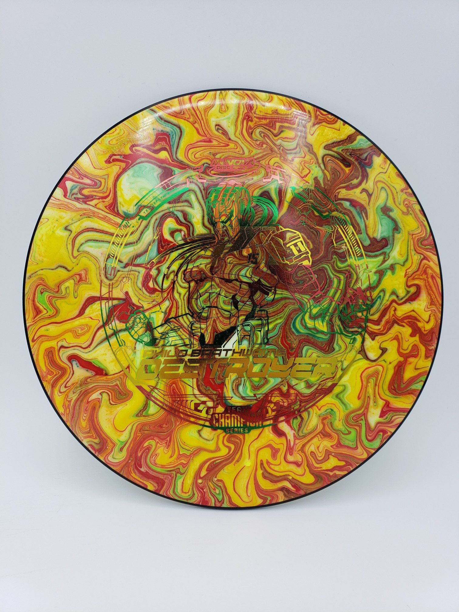 Pipedreamer Customs volume 3 disc golf disc side view