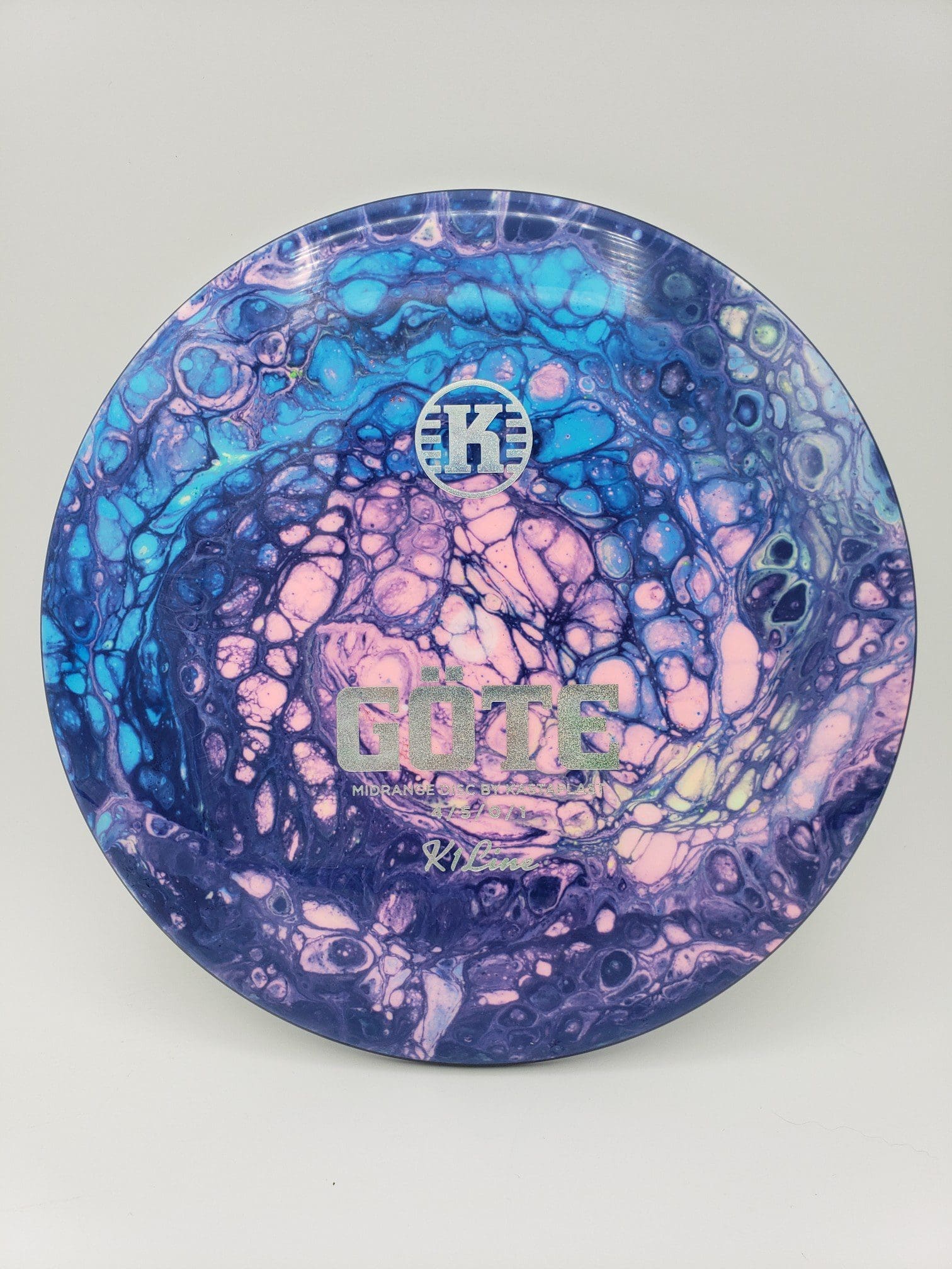 Wicked Wizard Dyes volume 1 disc golf disc front view