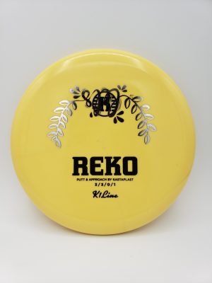 Kastaplast K1 Reko x-out disc golf disc front view