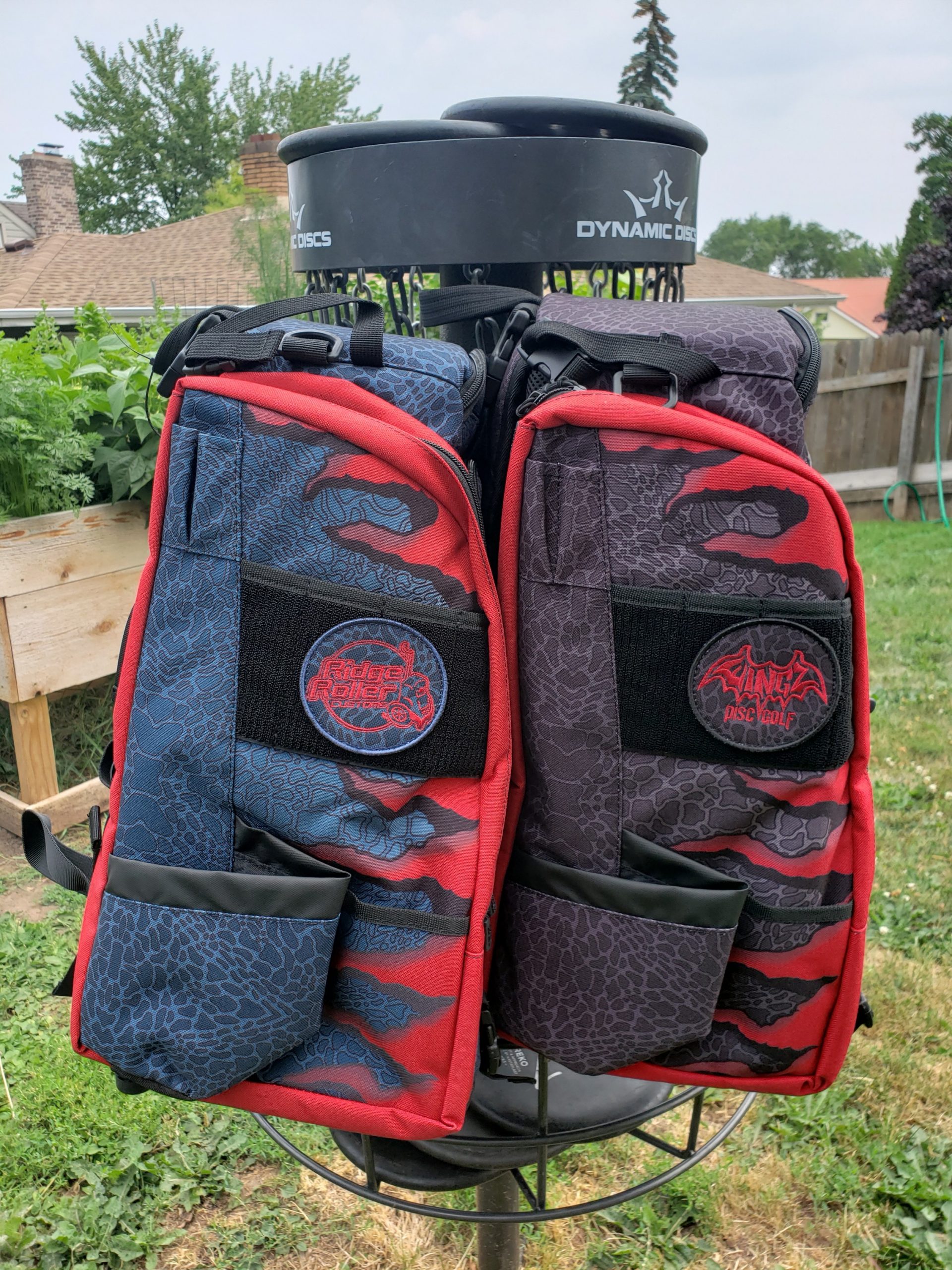 Ricky Wysocki Limited Edition Ridge v3 Backpack with built in seat disc golf disc detail view