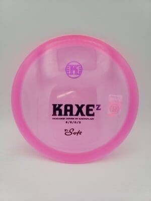 Kastaplast K1 Soft Kaxe Z hot pink disc golf disc front view