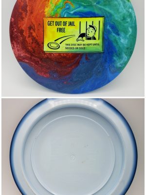 B Side Dyes volume 1 disc golf disc top view