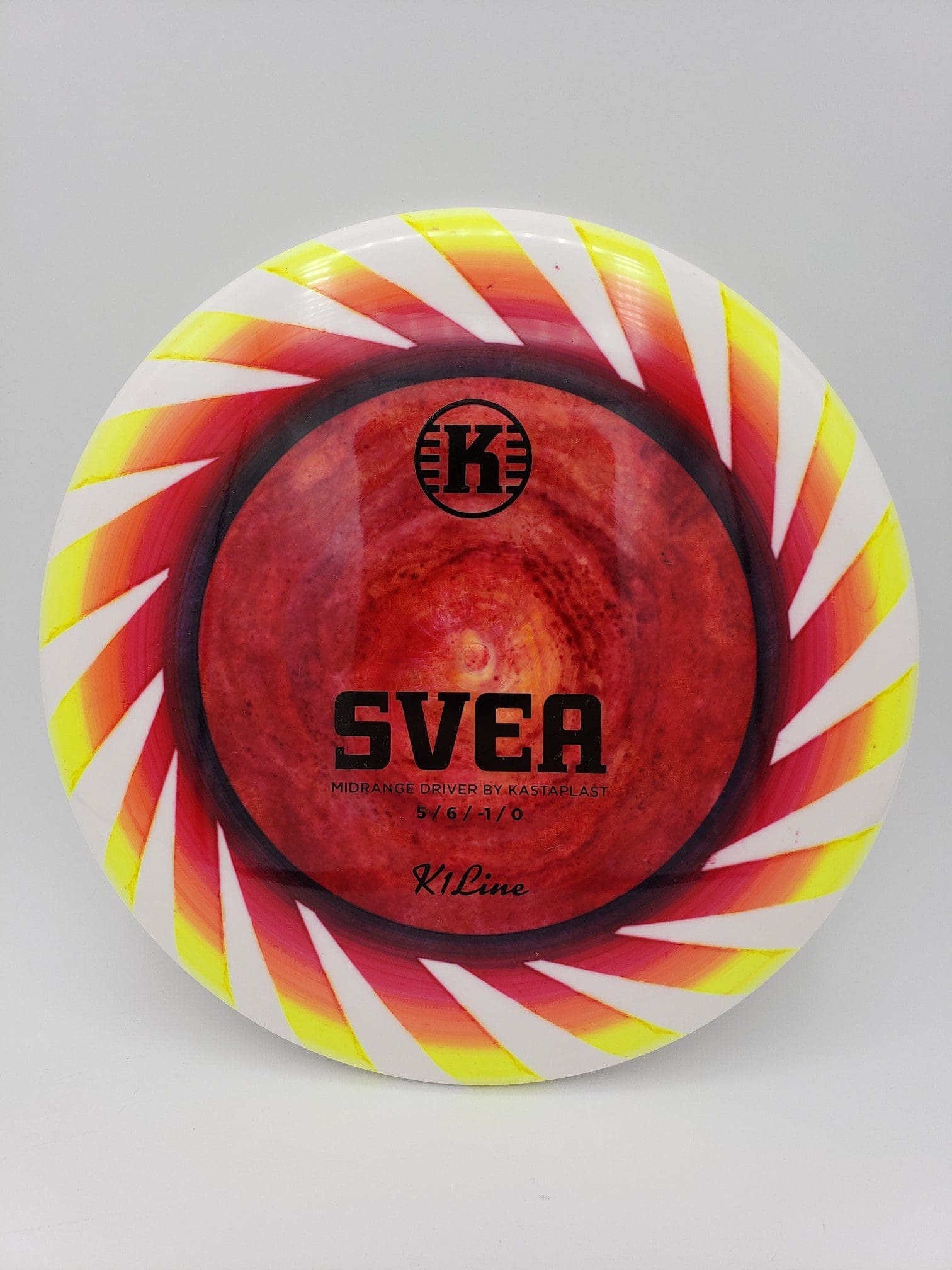 Monkey Grip Dyes volume 1 disc golf disc back view