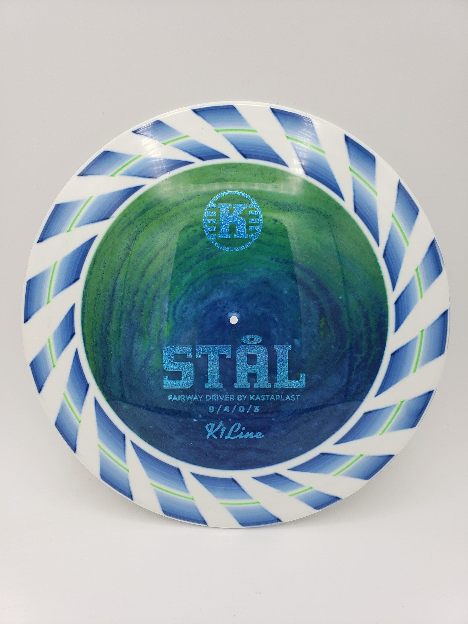 Monkey Grip Dyes volume 1 disc golf disc side view