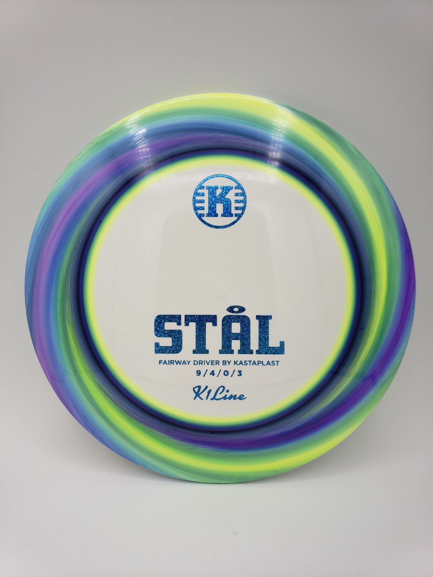 Monkey Grip Dyes volume 1 disc golf disc top view