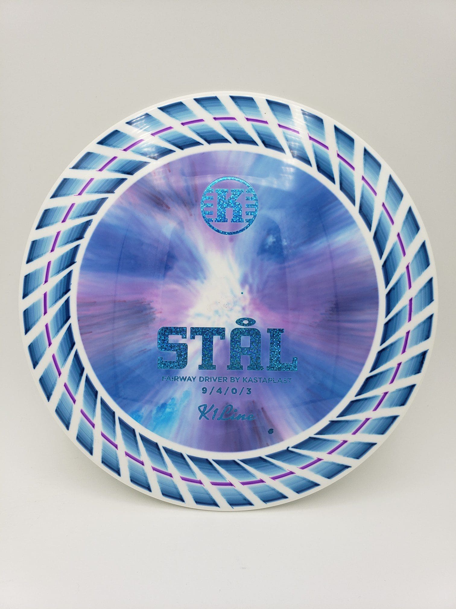 Monkey Grip Dyes volume 1 disc golf disc side view
