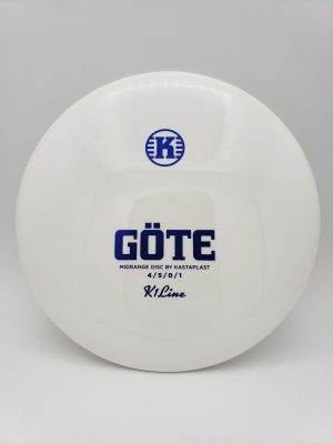 Kastaplast K1 Gte white disc golf disc front view