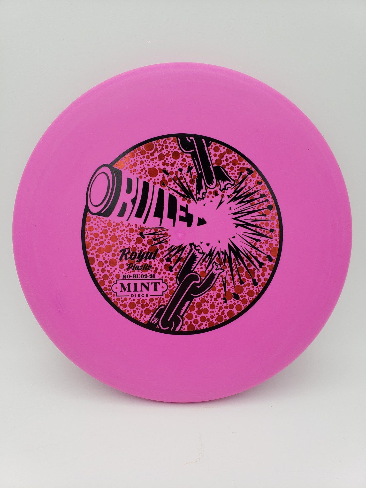 Mint Discs Medium Royal Bullet second rundots disc golf disc front view