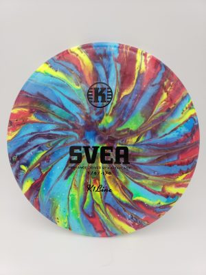 Greazy Dyes volume 1 disc golf disc back view