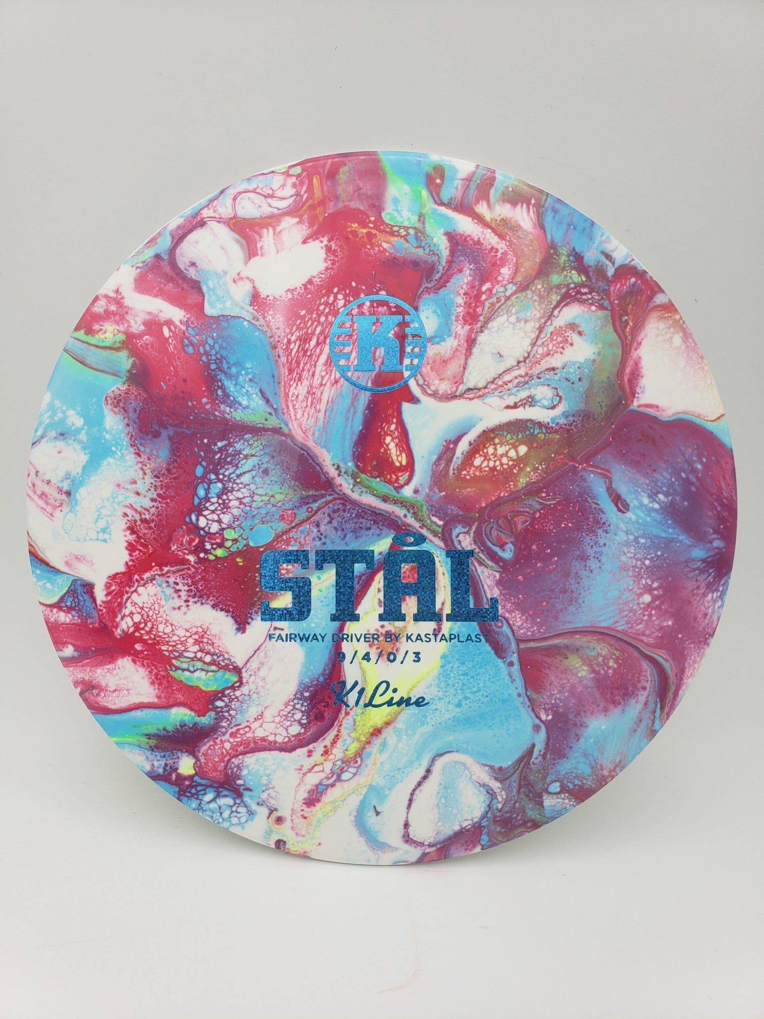 Greazy Dyes volume 1 disc golf disc front view