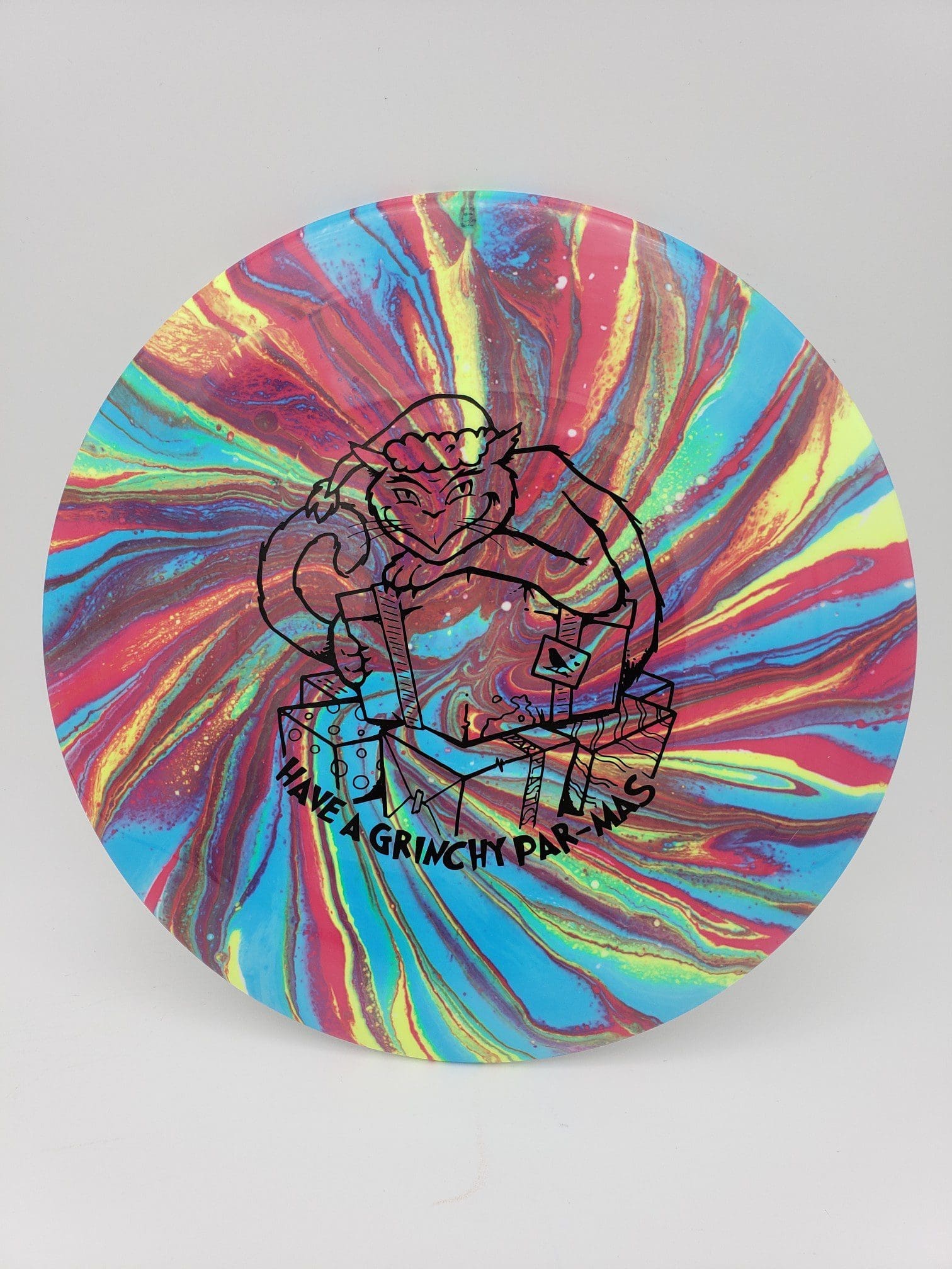 Greazy Dyes volume 1 disc golf disc detail view