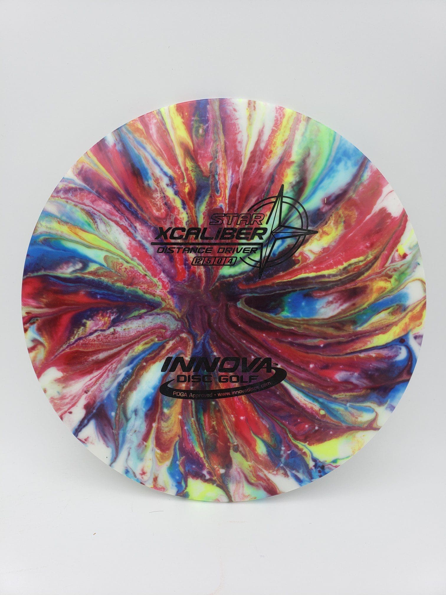 Greazy Dyes volume 1 disc golf disc front view