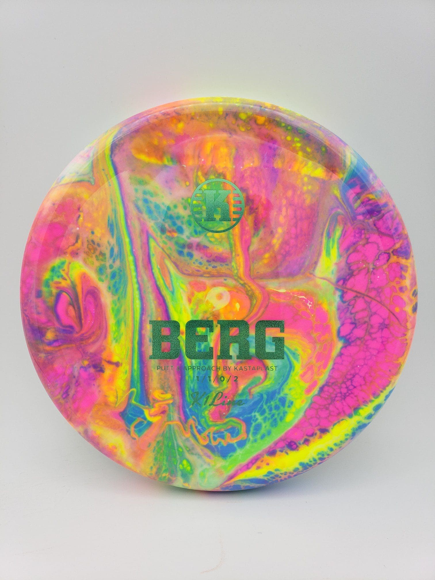 Flye Nebula volume 3 disc golf disc back view
