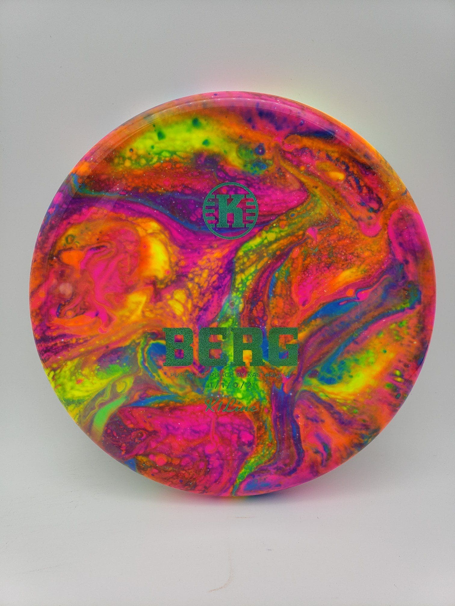 Flye Nebula volume 3 disc golf disc top view