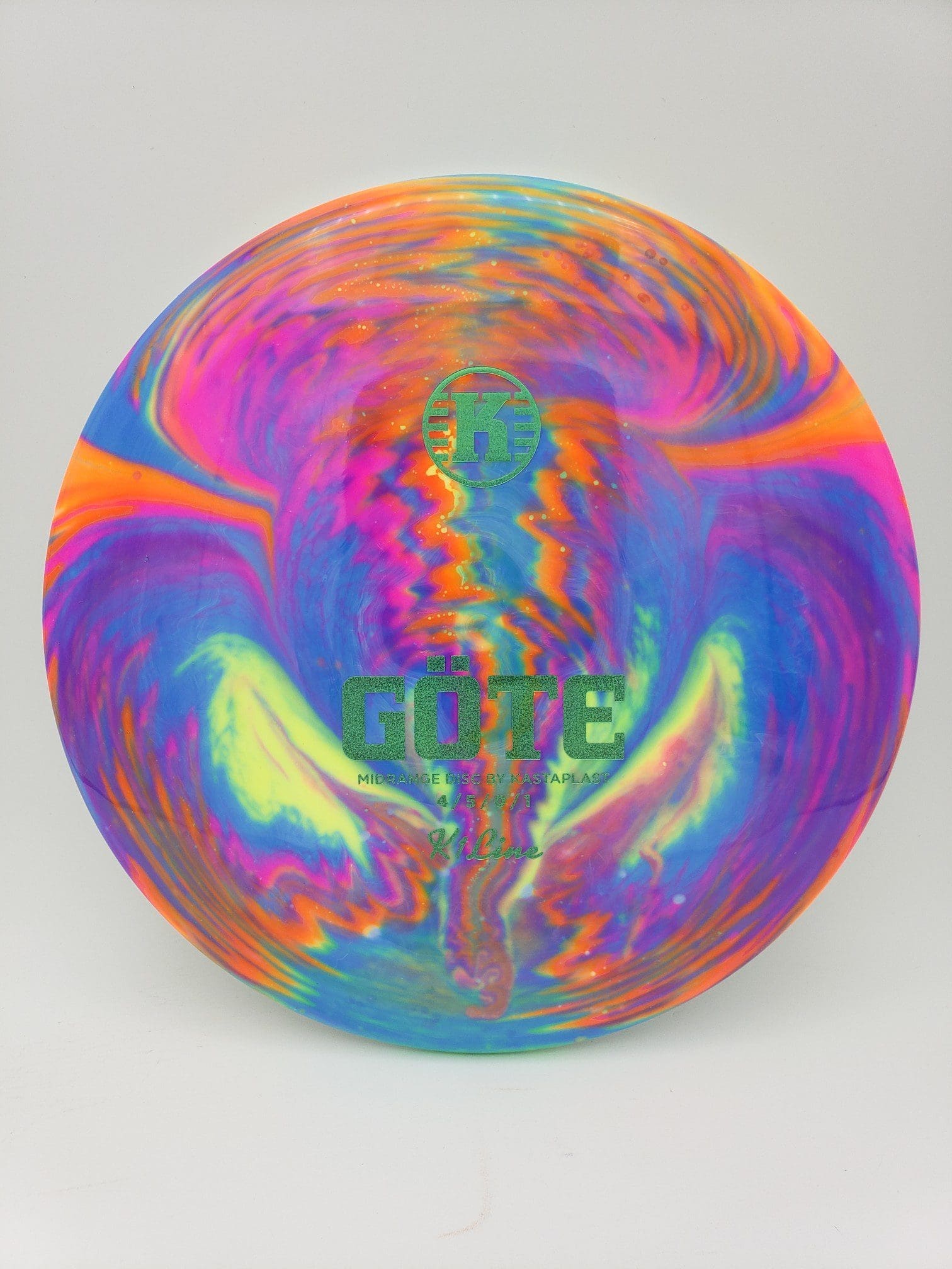 Flye Nebula volume 3 disc golf disc top view