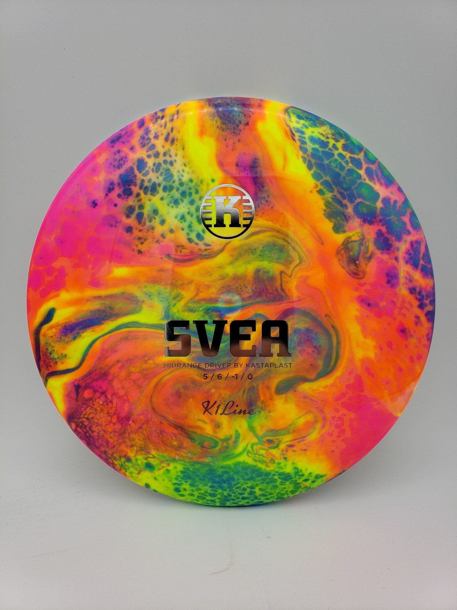 Flye Nebula volume 3 disc golf disc back view