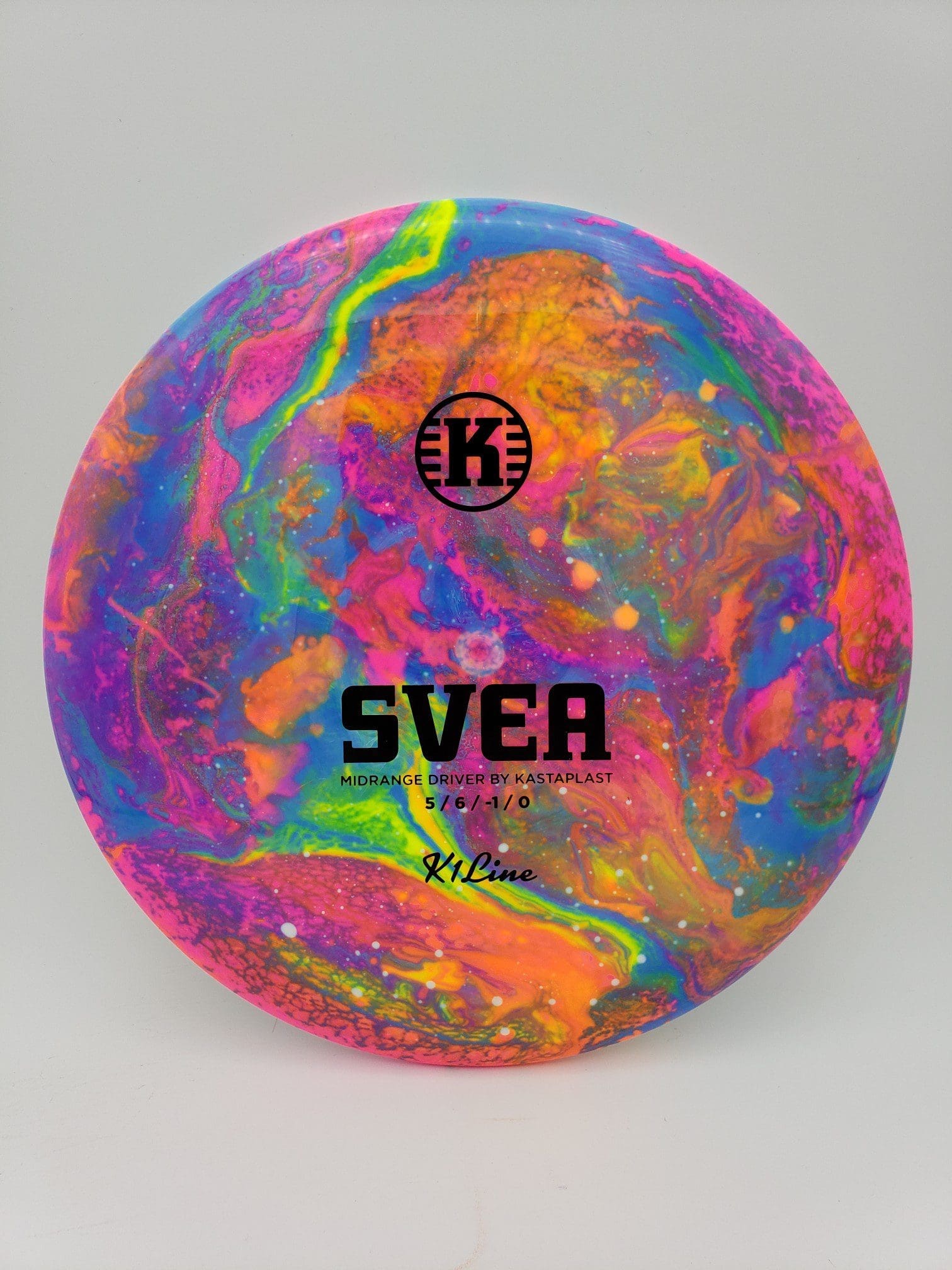 Flye Nebula volume 3 disc golf disc top view