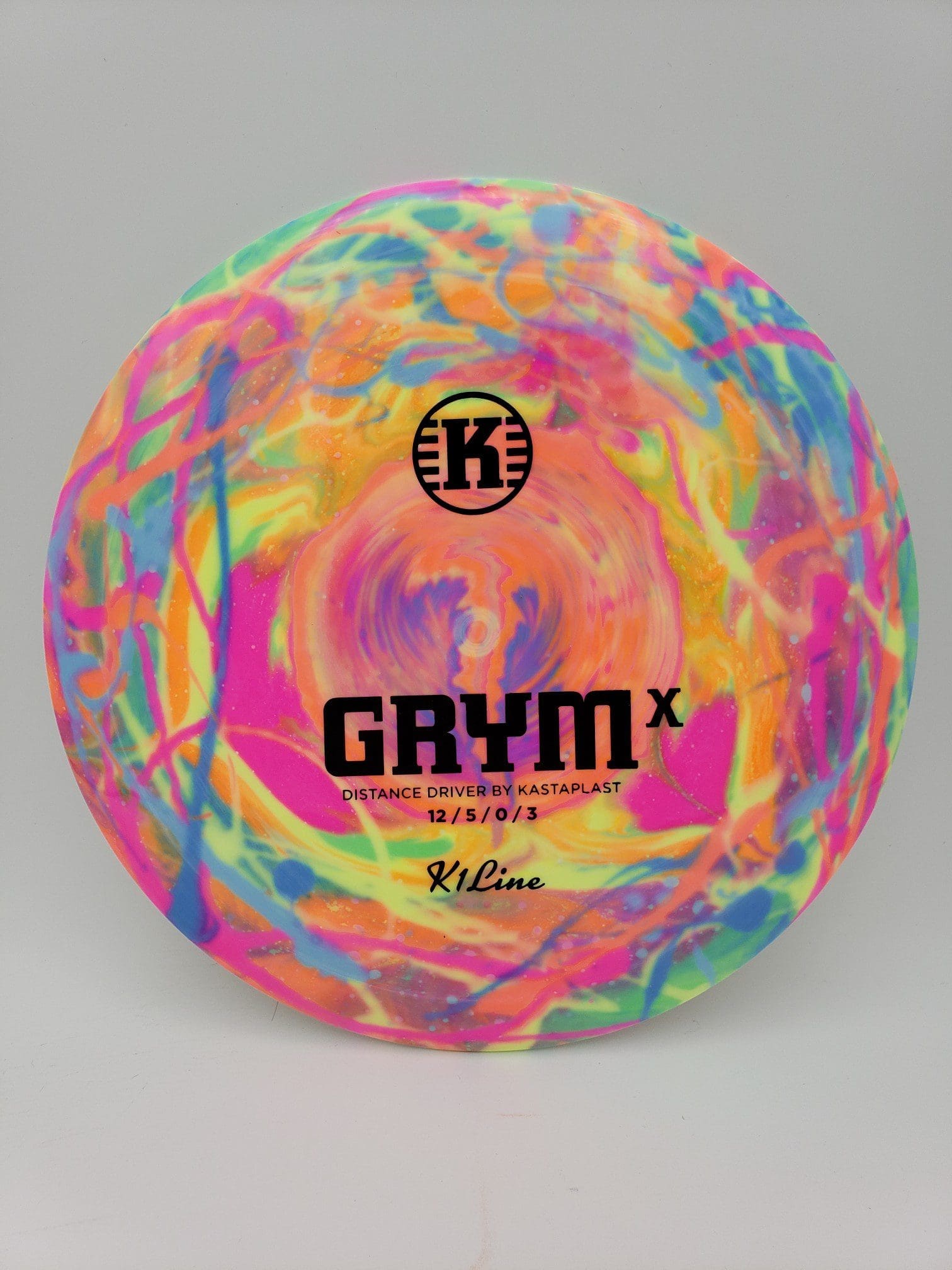 Flye Nebula volume 3 disc golf disc back view