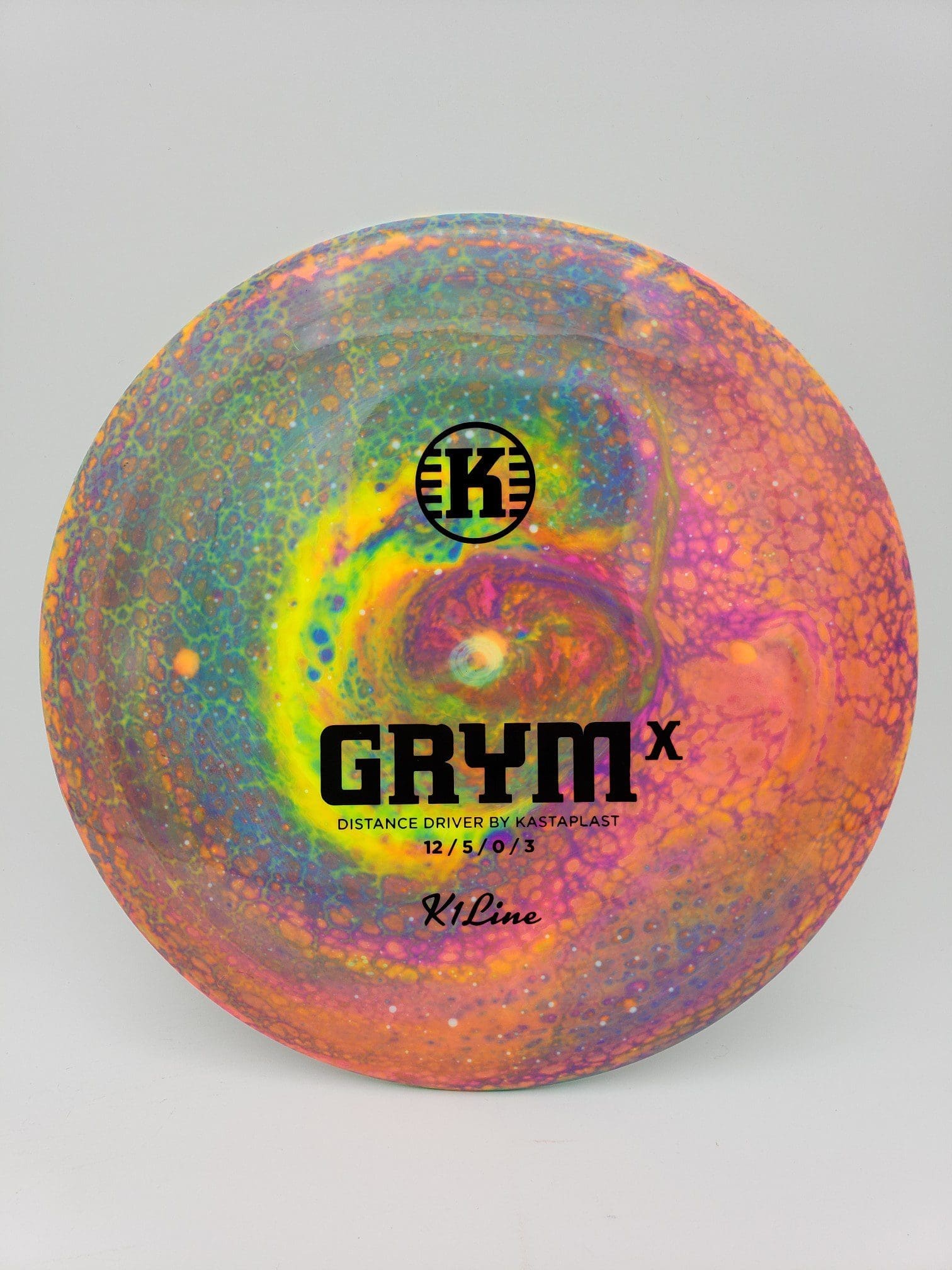 Flye Nebula volume 3 disc golf disc top view