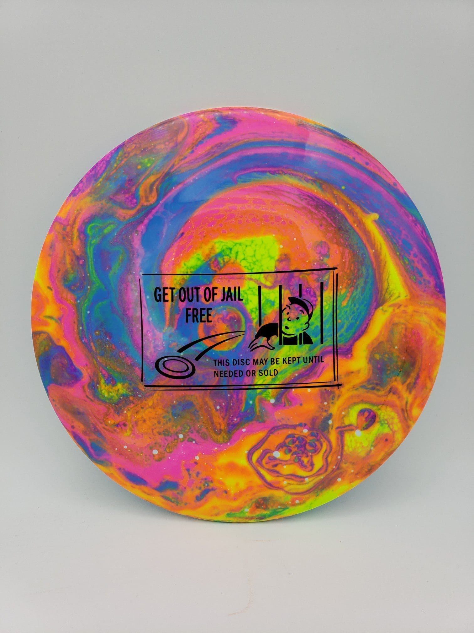 Flye Nebula volume 3 disc golf disc back view