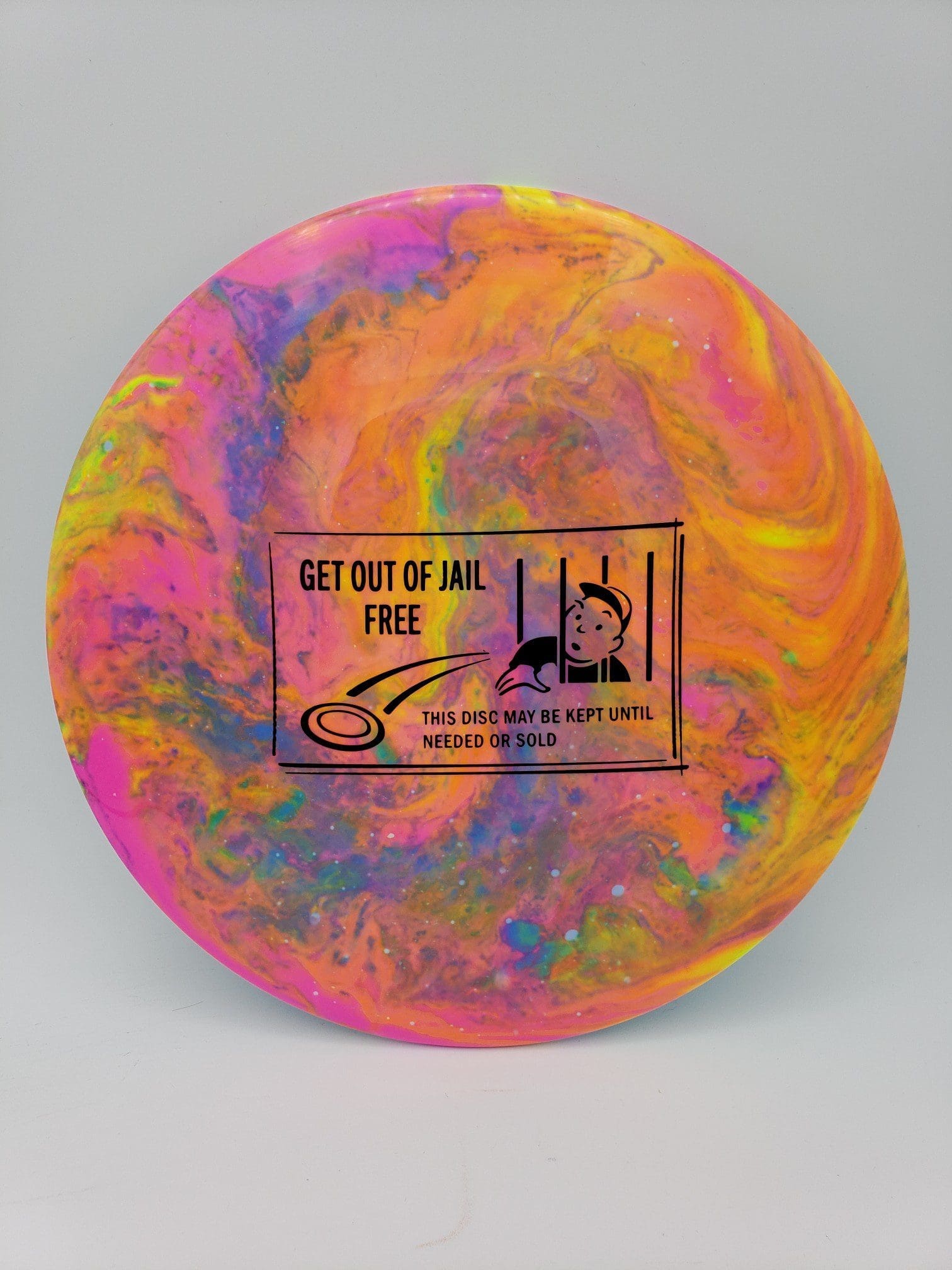 Flye Nebula volume 3 disc golf disc top view