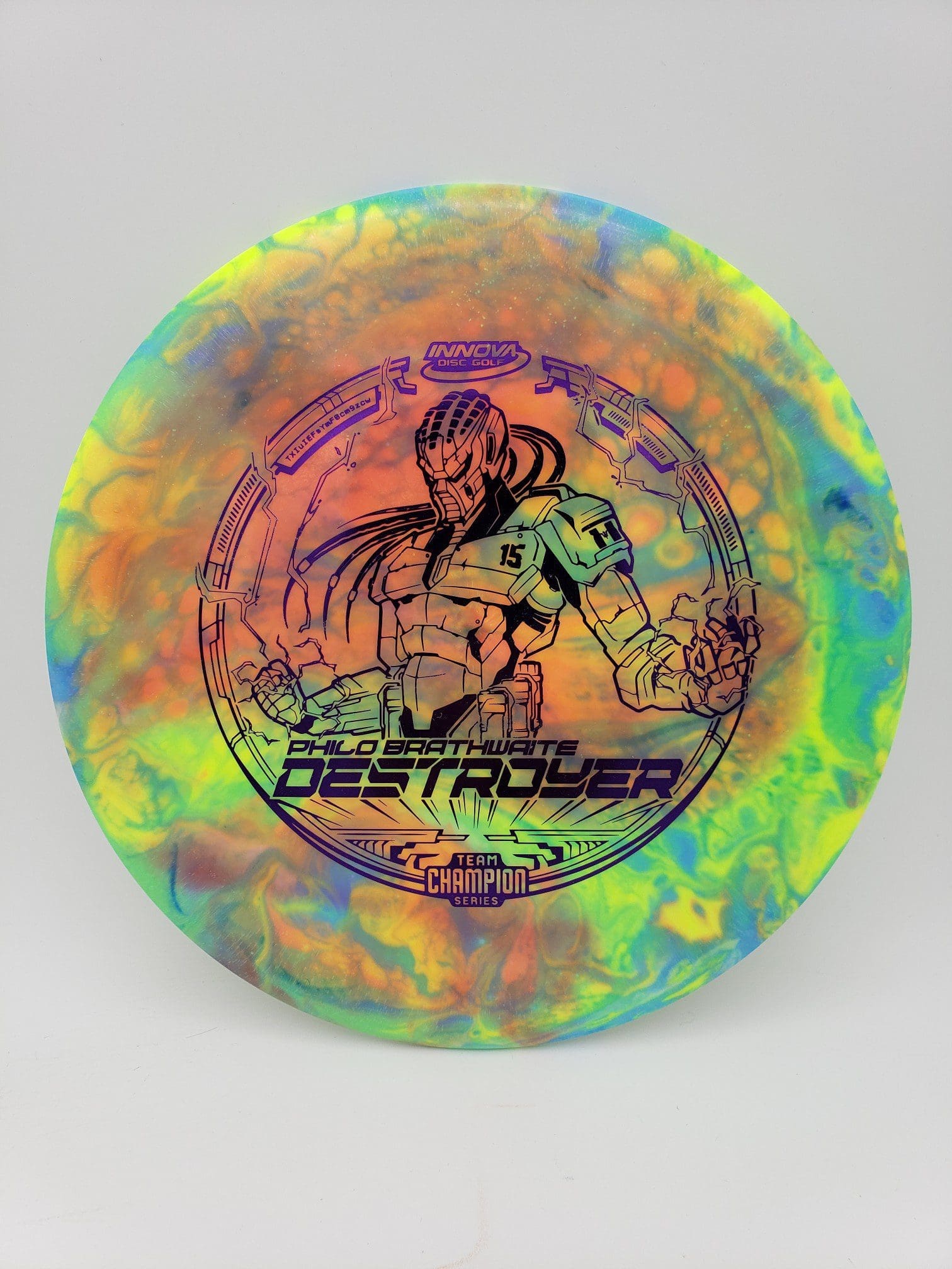 Flye Nebula volume 3 disc golf disc detail view