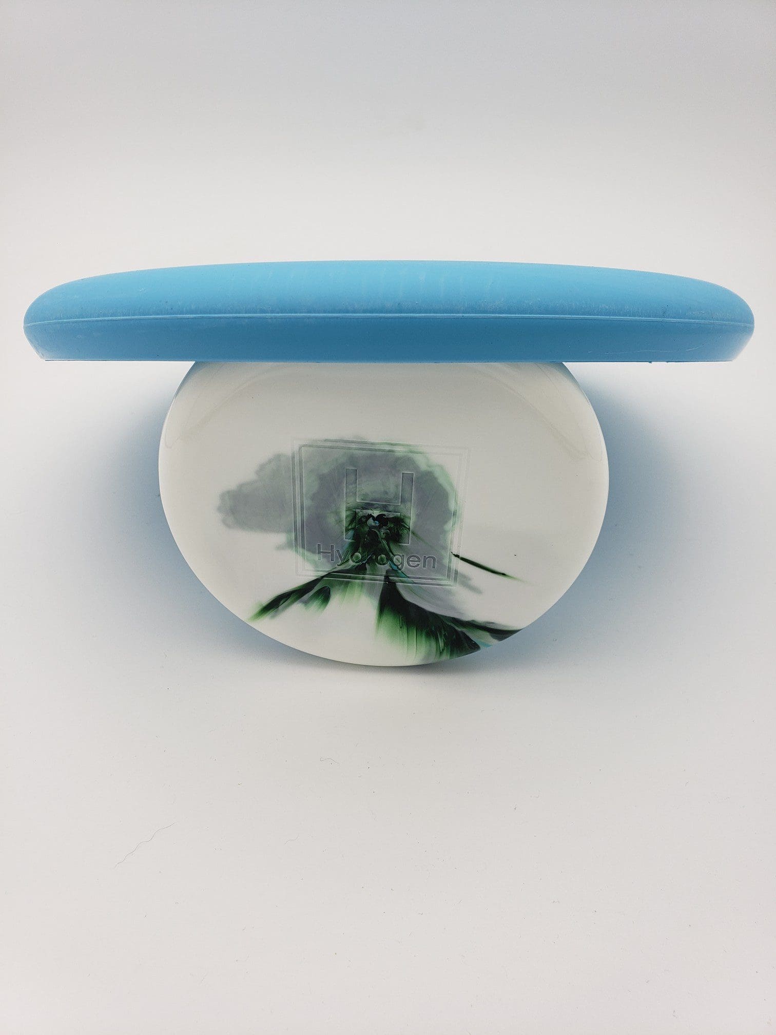 Lft Discs Hydrogen Beta-solid blue disc golf disc back view