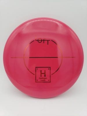 Lft Discs Hydrogen Alpha-solid pink disc golf disc front view