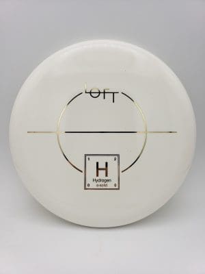 Lft Discs Hydrogen Alpha-solid white disc golf disc front view