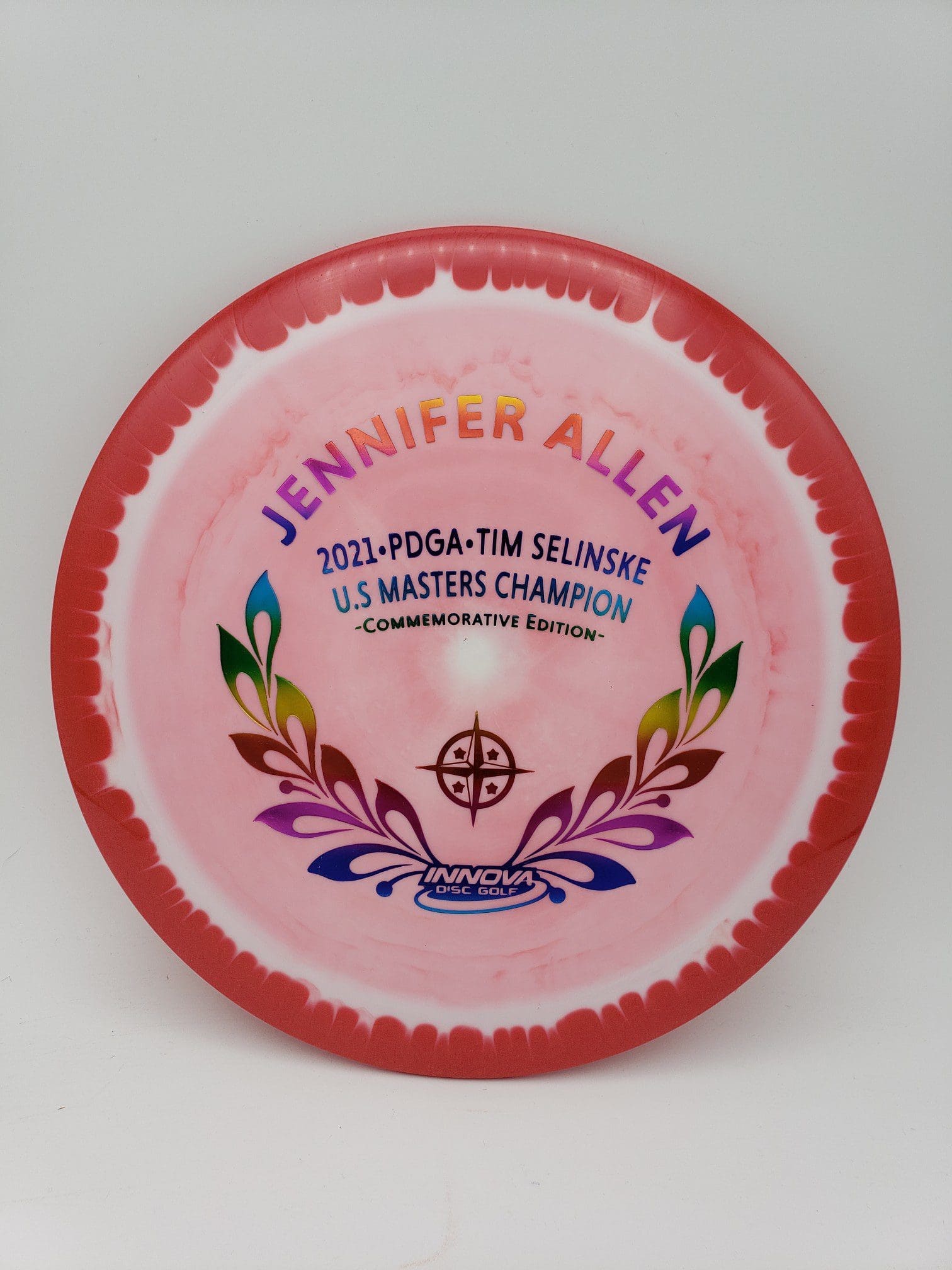 Innova Halo Star Wraith Jennifer Allen Commemorative disc golf disc front view