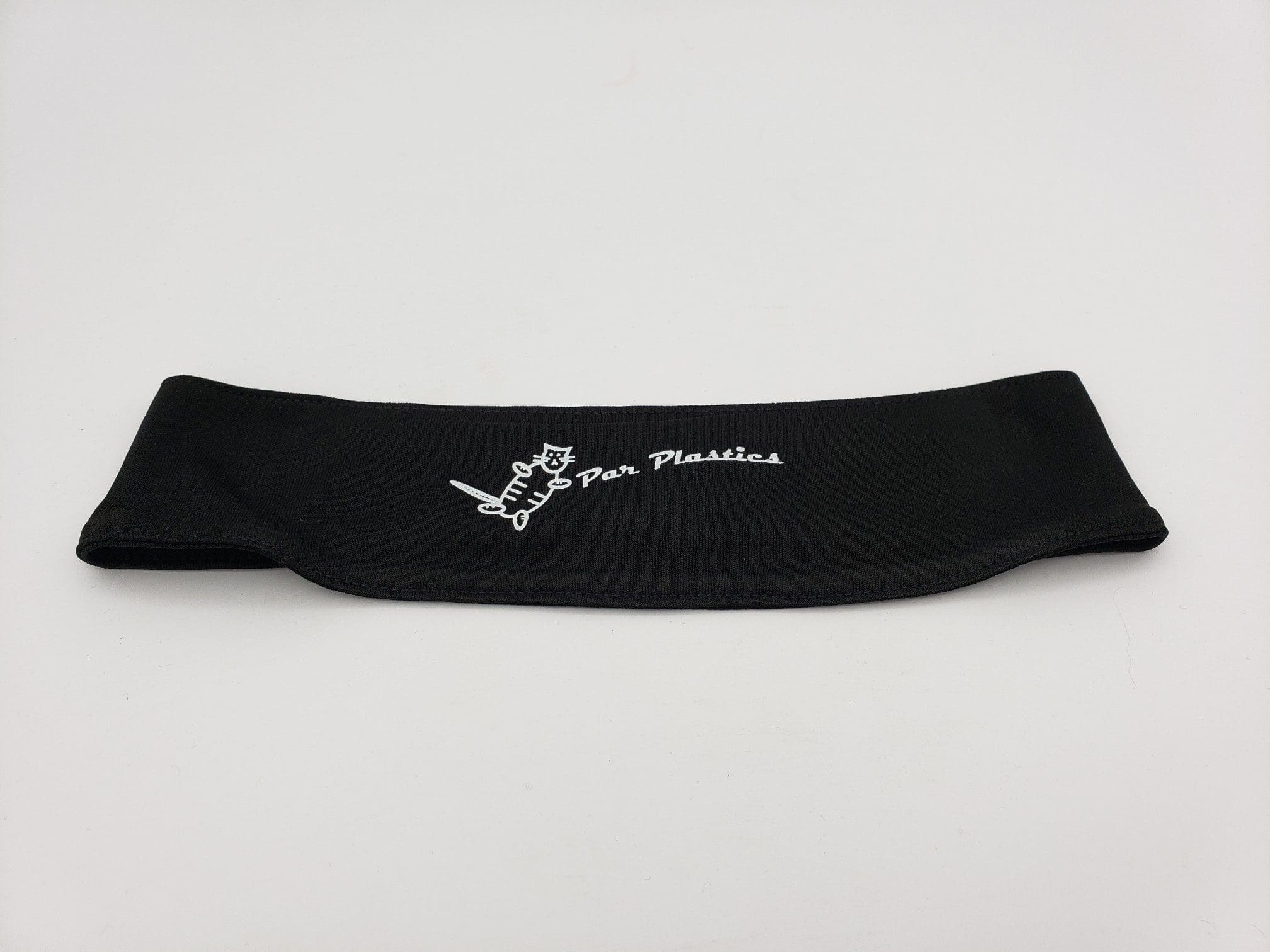 Par Plastics OG logo head bands disc golf disc back view