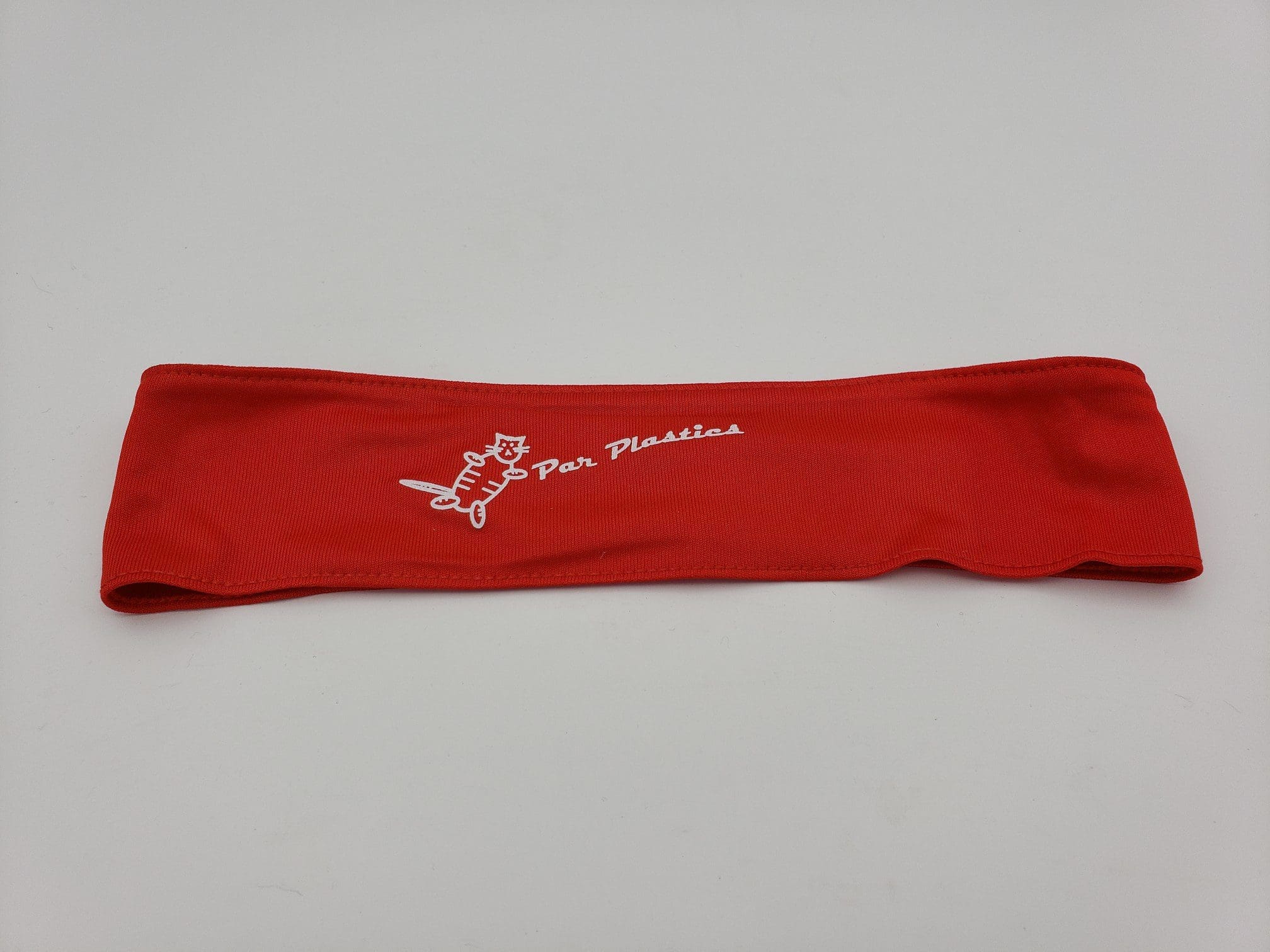 Par Plastics OG logo head bands disc golf disc back view