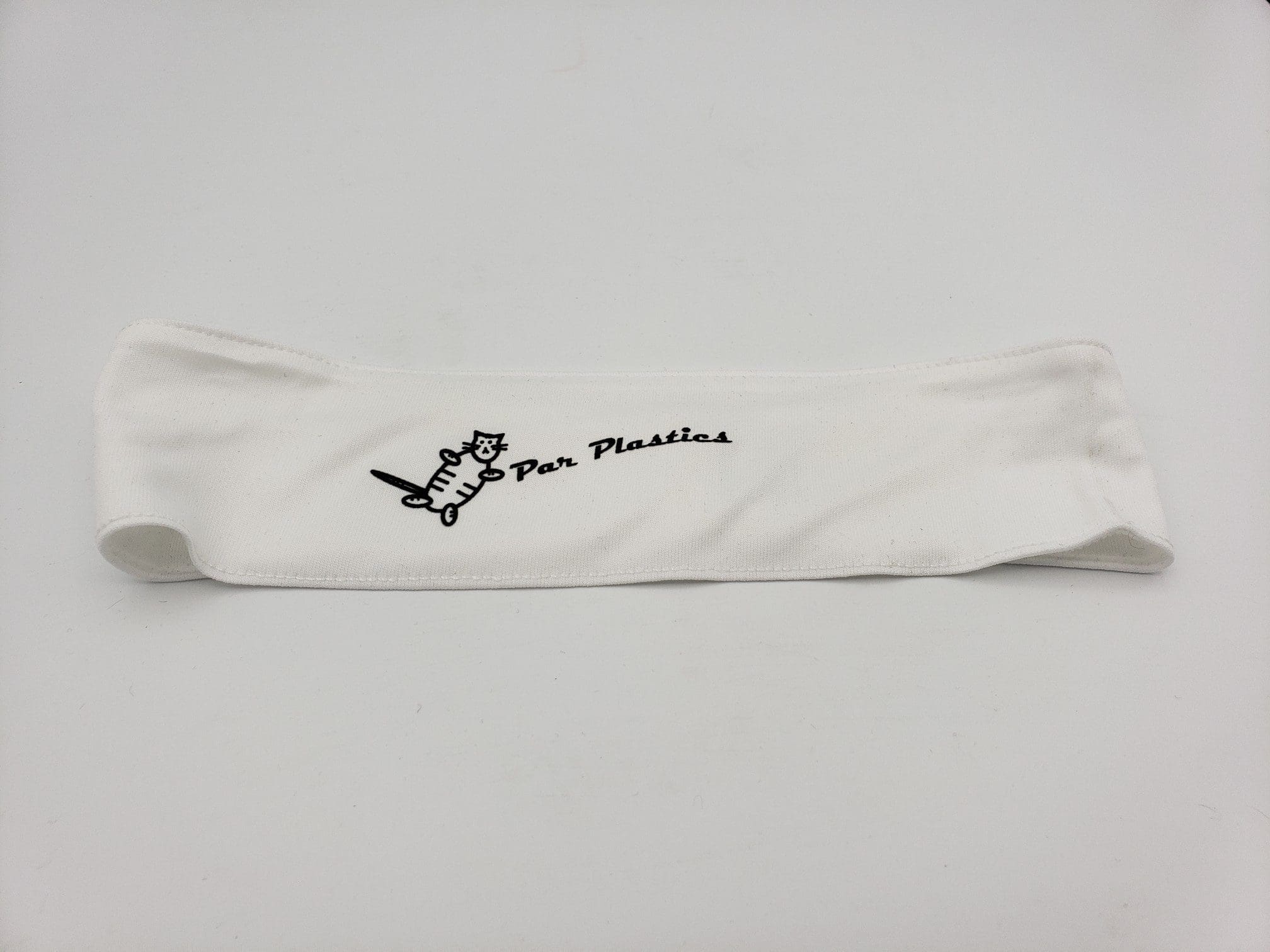 Par Plastics OG logo head bands disc golf disc top view