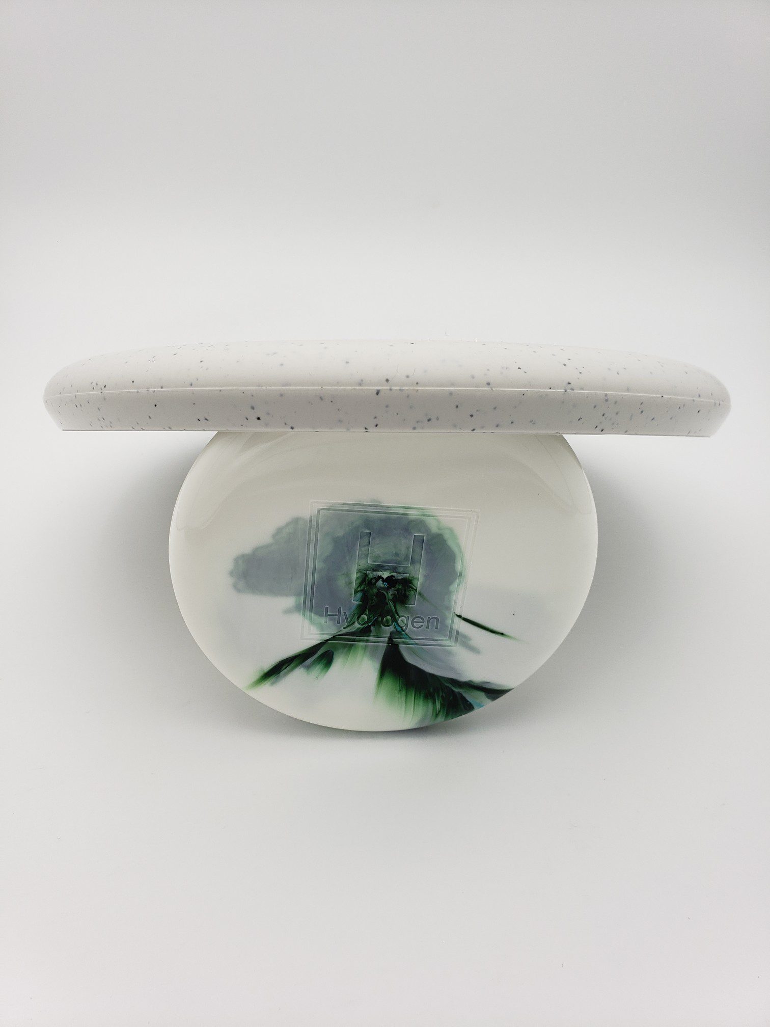 Lft Discs Hydrogen Beta-solid vanilla bar stamp disc golf disc back view