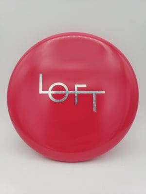 Lft Discs Hydrogen Alpha-solid pink bar stamp disc golf disc front view