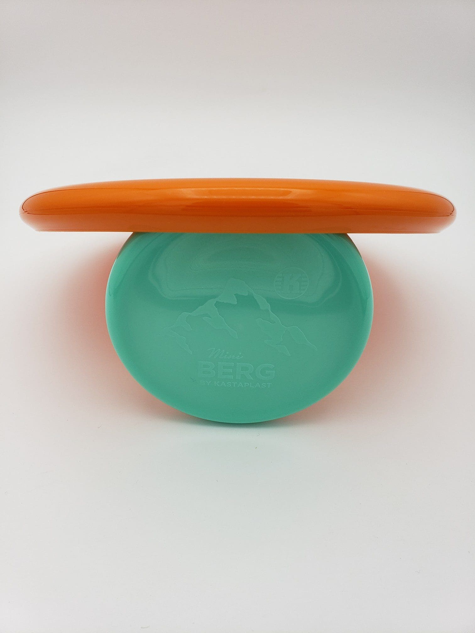 Kastaplast K1 Soft Reko orange disc golf disc back view