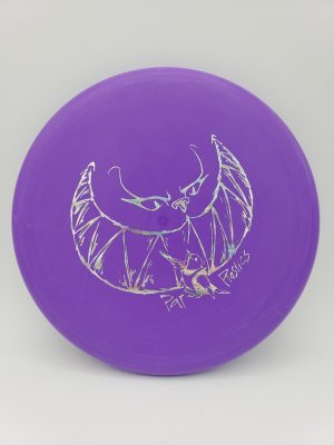 Mint Discs Medium Royal Bullet CHESHIRE Halloween 2021 by ZAM purple disc golf disc front view