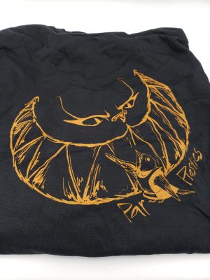 Par Plastics CHESHIRE Halloween 2021 long sleeves by ZAM Design disc golf disc back view