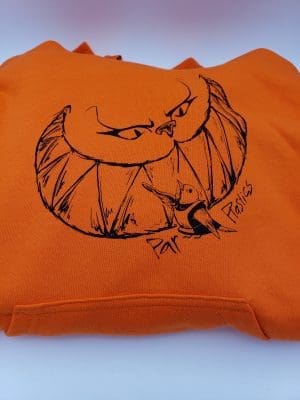 Par Plastics CHESHIRE Halloween 2021 hoodies by ZAM Design disc golf disc front view