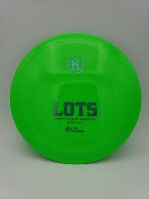 Kastaplast K1 Lots poison green disc golf disc front view