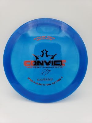 Dynamic Discs LucidFuzion Convict disc golf disc front view