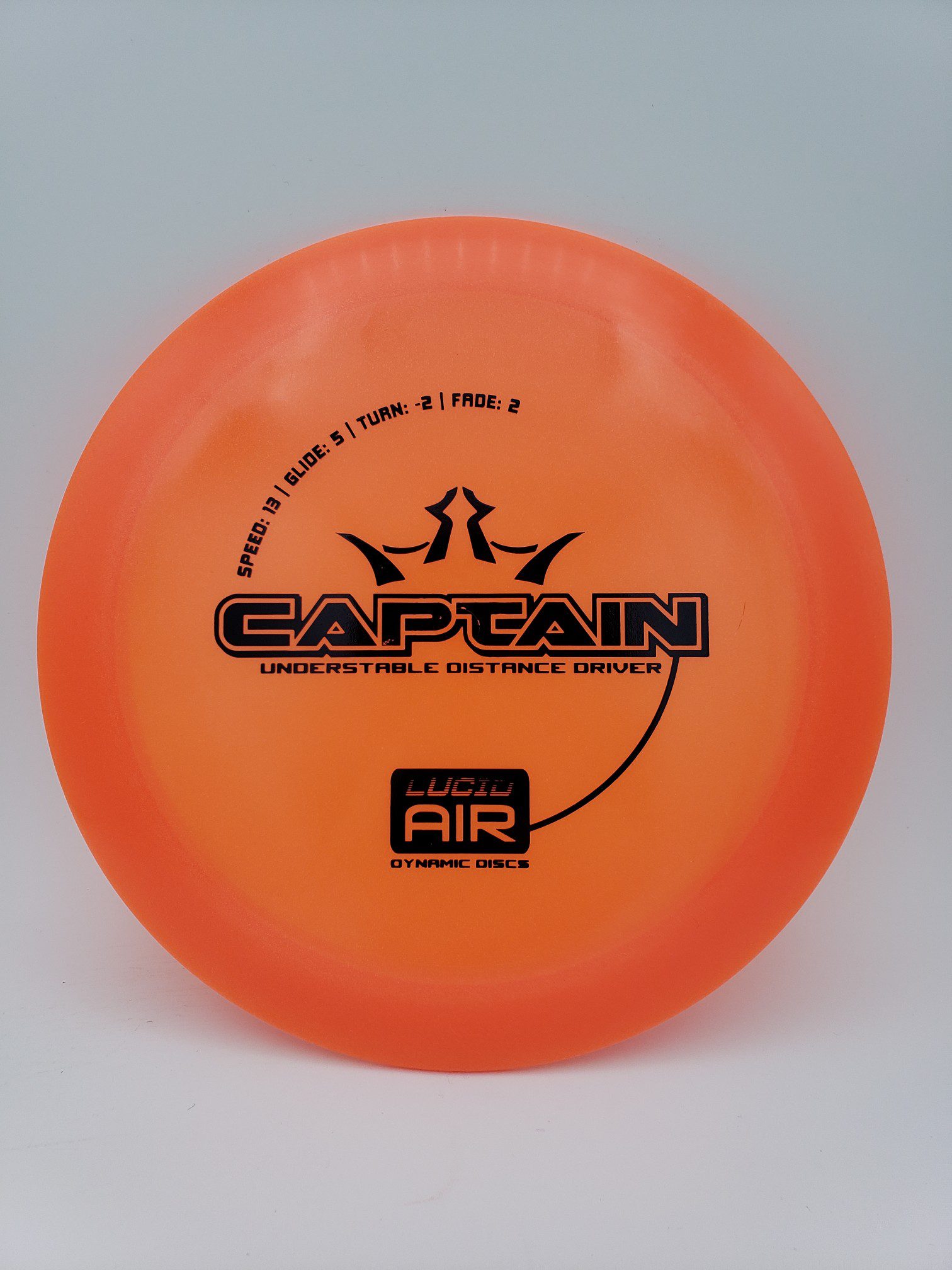Dynamic Discs LucidFuzion Captain disc golf disc front view